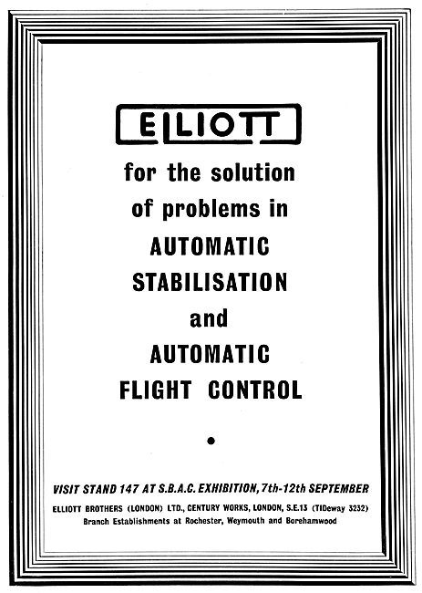 Elliott Brothers Automatic Stabilisation & Flight Control        