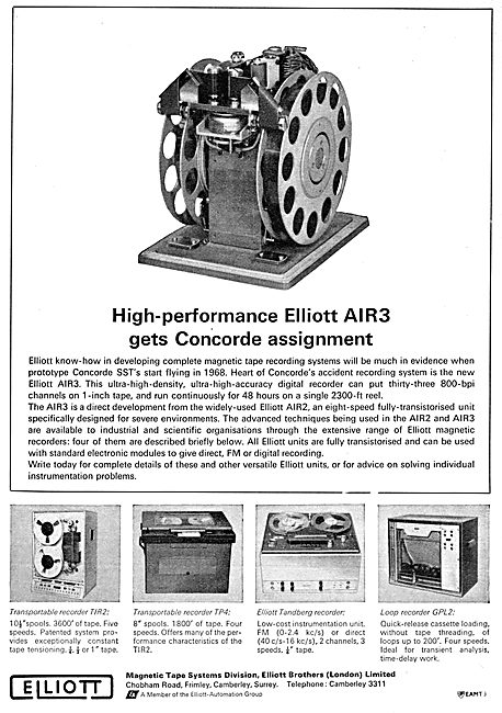 Elliott Brothers Magnetic Tape Systems                           