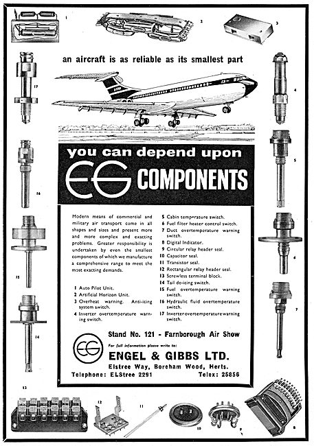 Engel & Gibbs Electrical Accessories & Switches For Aircraft     