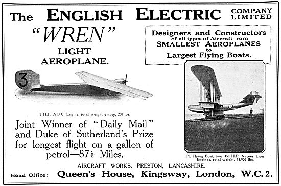English Electric Wren                                            