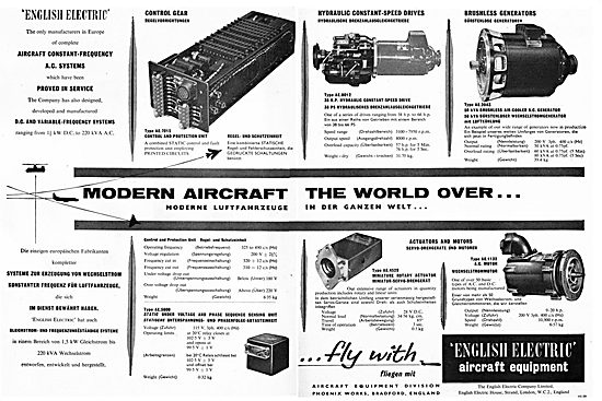 English Electric - Aircraft Electrical Components                
