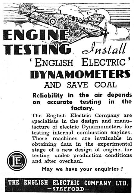 English Electric Company Dynamoteres                             