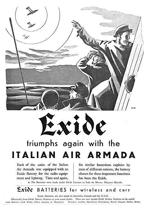 Exide Batteries Italian Air Armada                               