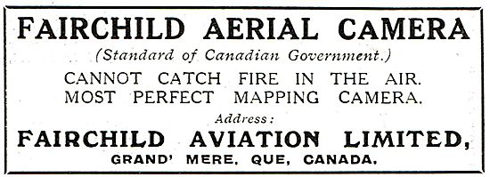 Fairchild Aerial Camera - Cannot Catch Fire In the Air           