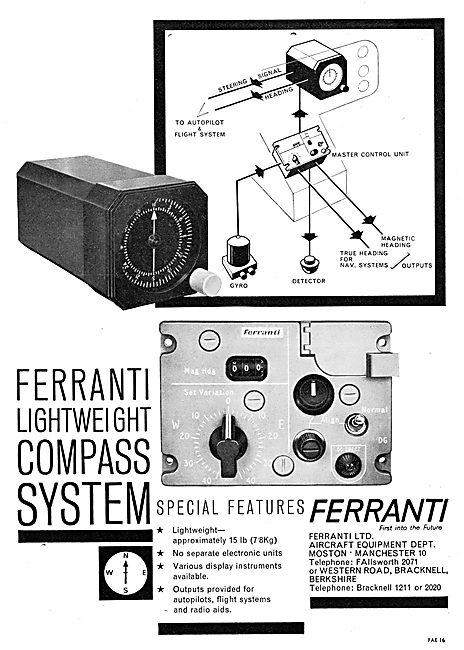 Ferranti Lightweight Compass System                              