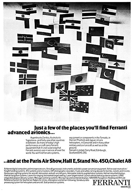 Ferranti Advanced Avionics 1977                                  