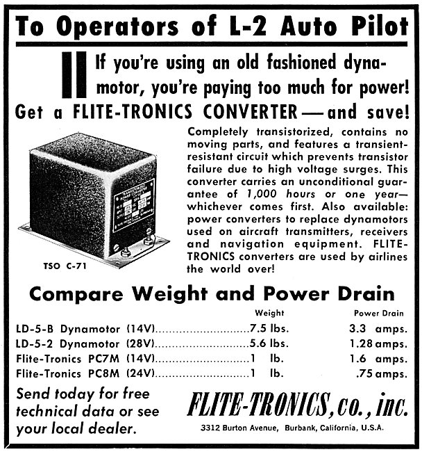 Flite-Tronics L-2 Autopilot Converter                            