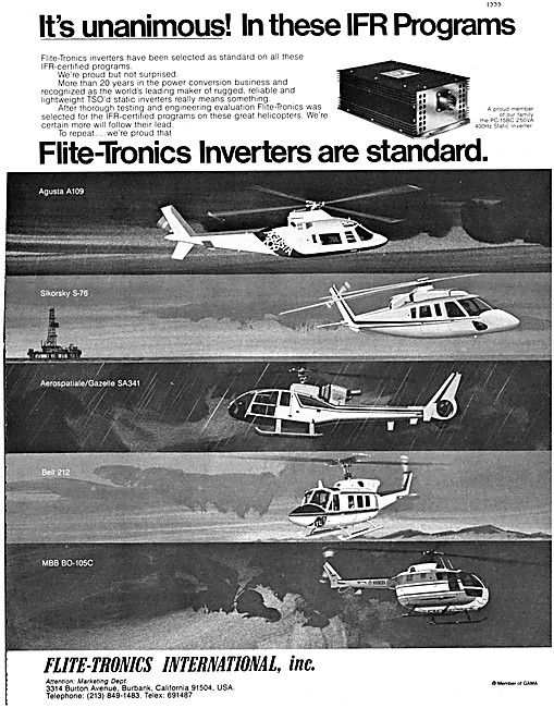 Flite-Tronics Avionics                                           