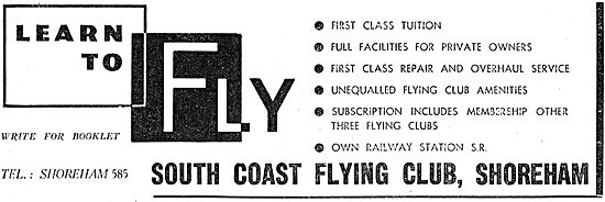 South Coast Flying Club - Shoreham                               