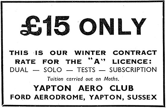 Yapton Aero Club - Ford Aerodrome                                