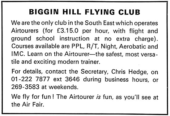 Biggin Hill Flying Club                                          