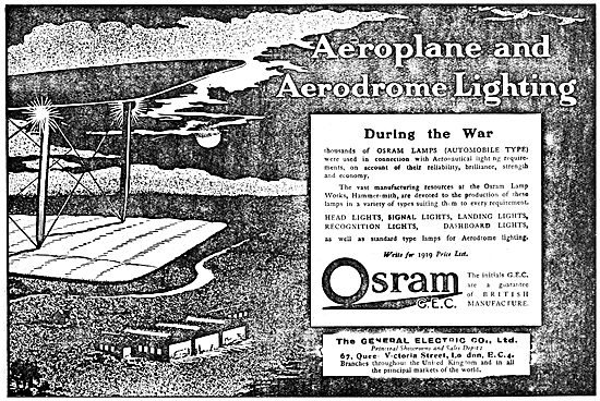 The General Electric Company. Osram  Airfield & Aircraft Lighting