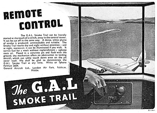 General Aircraft. GAL Electrically Operated Airfield Smoke Trail 
