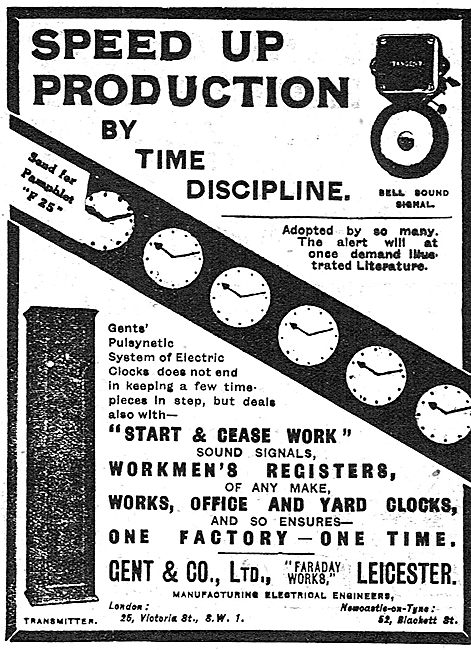 Gent & Co Workmens Factory Time Registers                        