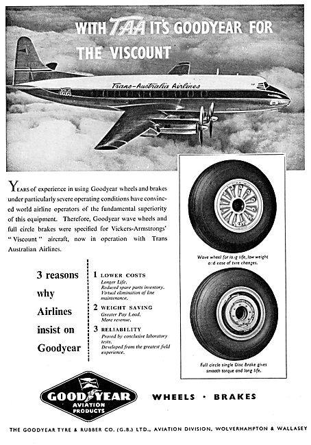 Goodyear Aircraft Tyres                                          
