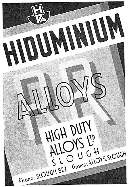 High Duty Alloys - Hiduminium RR Alloys - Forgings Stampings     