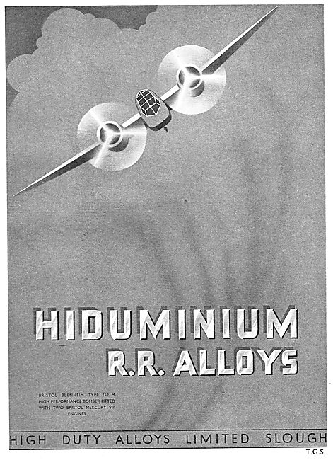 High Duty Alloys - HDA Hiduminium RR Alloys                      