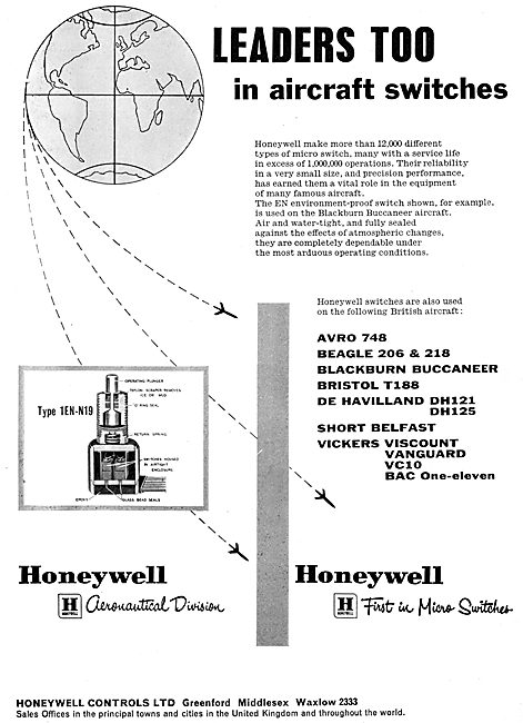 Honeywell Aircraft Switches                                      