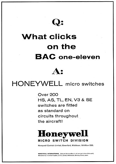 Honeywell Micro Switches                                         