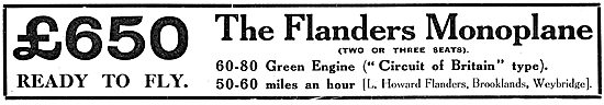 Howard-Flanders - Flanders Monoplane - 60 HP Green               
