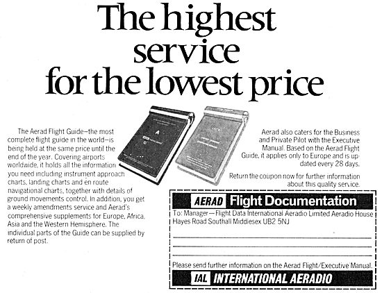 International Aeradio: Aerad Flight Documentation 1975           