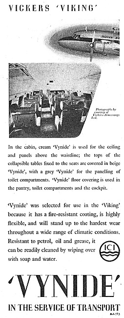 ICI Vynide For Cabin Panelling & Upholstery                      