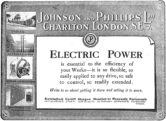 Johnson & Phillips Factory Electrical Power Systems              