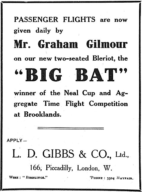 Passenger Flights At Brooklands With Graham Gilmour On Big Bat   