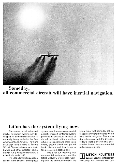 Litton Inertial Navigation - Litton INS 1967                     