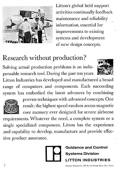 Litton Industries. Computers & Electronic Guidance & Control     