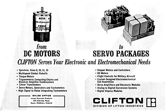 Litton Industries. Clifton Precision Products. Motors & Controls 