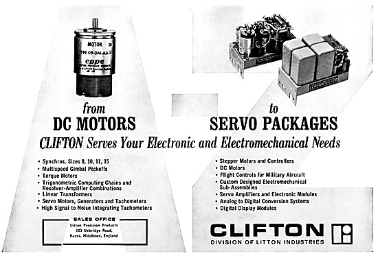 Litton Industries. Clifton DC Motors & Servo Equipment           