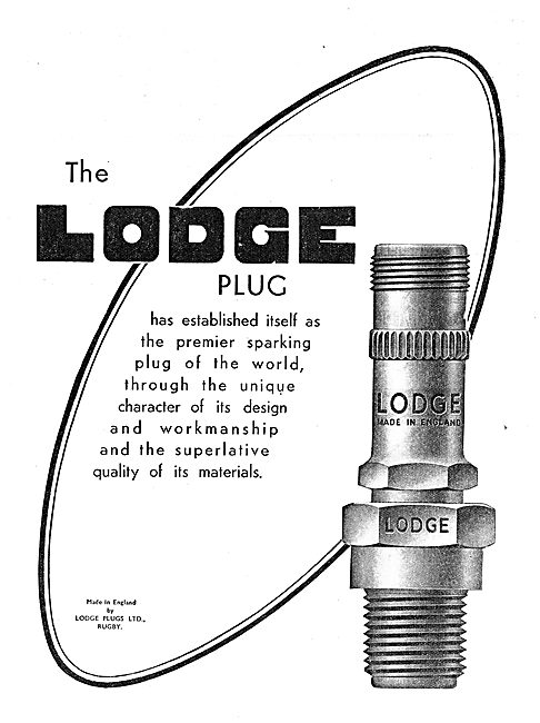 Lodge Aero Engine Spark Plugs                                    