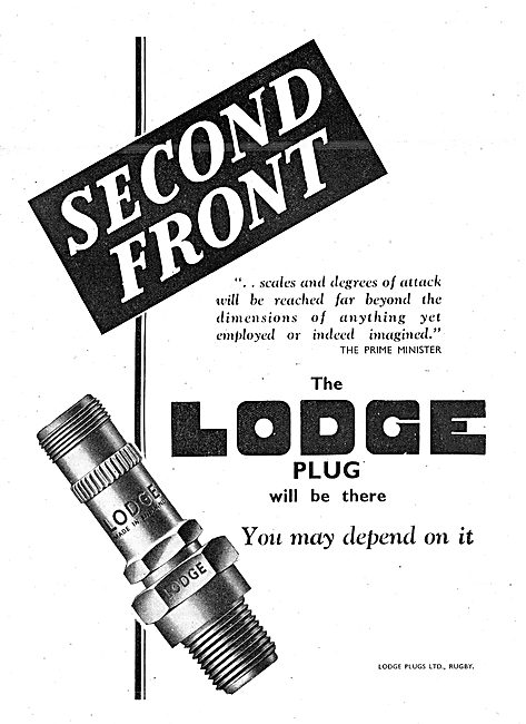 Lodge Aero Engine Spark Plugs                                    