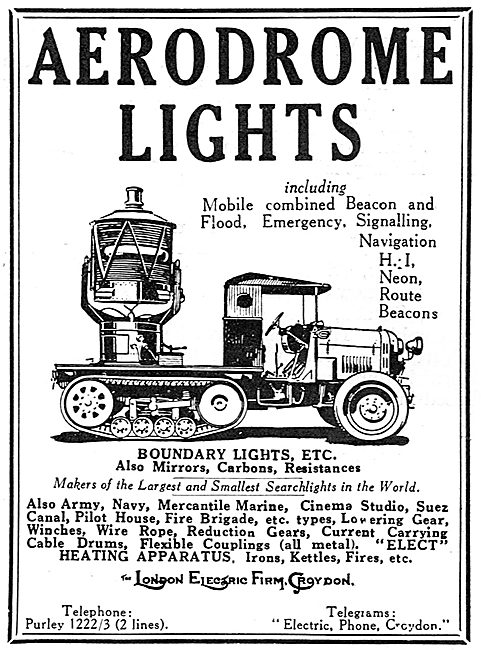 The London Electric Firm - Aerodrome Lights Of All Types         