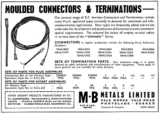 M.B.Metals - Electrical Wiring Components And Sundries           