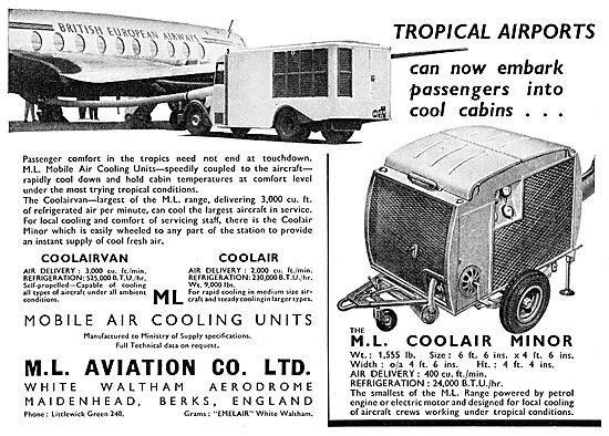 M.L.Aviation ML Coolair Minor Mobile Air Conditioning Unit       