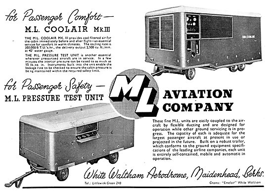 M.L.Aviation ML Mobile Cabin Pressure Test Rig                   