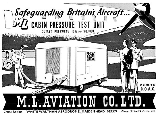 M.L.Aviation ML Mobile Cabin Prssure Test Unit                   