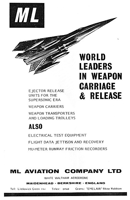 M.L.Aviation ML Weapons Carriers & Handling Equipment            
