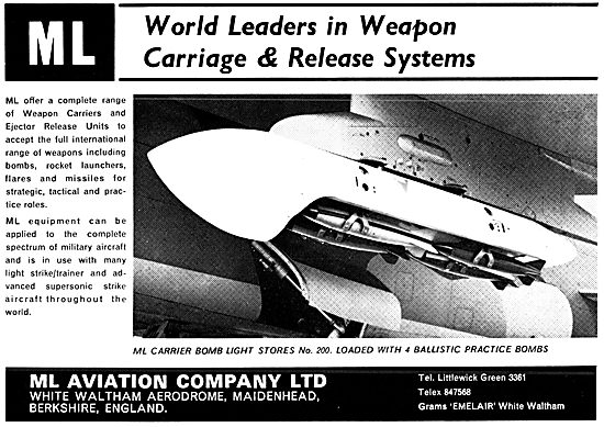 M.L.Aviation ML Weapon Carriage & Release Systems                
