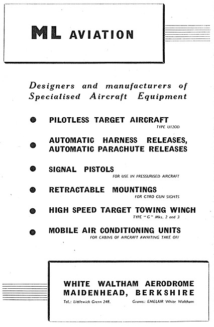 M.L.Aviation ML Aviation Specialised Aircraft Equipment          