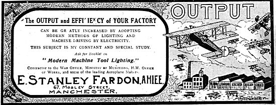 E.Stanley Fardon - Electrical Contractors. Aircraft Factories    