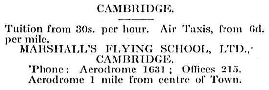 Marshalls Flying School - Cambridge Airport                      