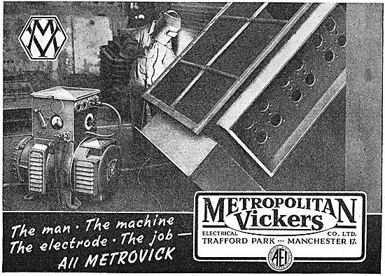 Metrovick Welding Equipment                                      