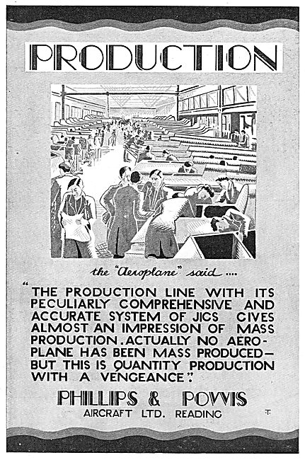 Phillips & Powis Aircraft Production                             