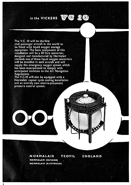 Normalair Liquid Oxygen Storage Equipment For The VC10           