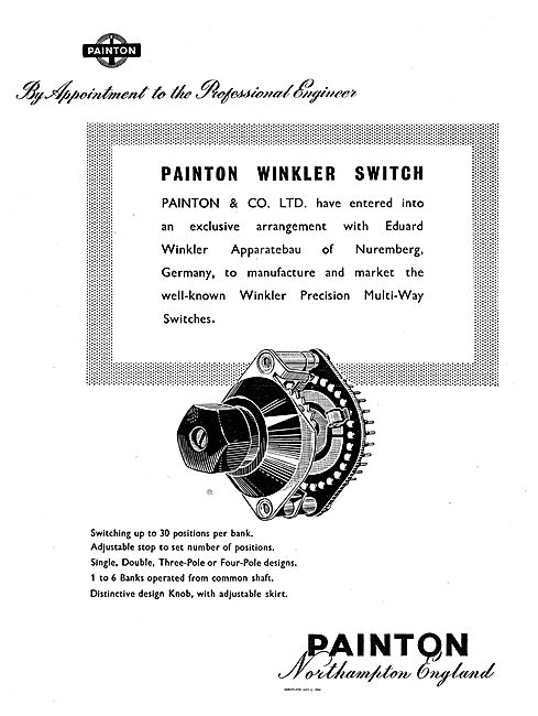 Painton Winkler Precision Multi-Way Switches                     