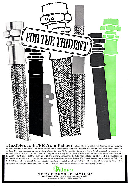 Palmer Aero Products. PTFE Flexible Pipes                        
