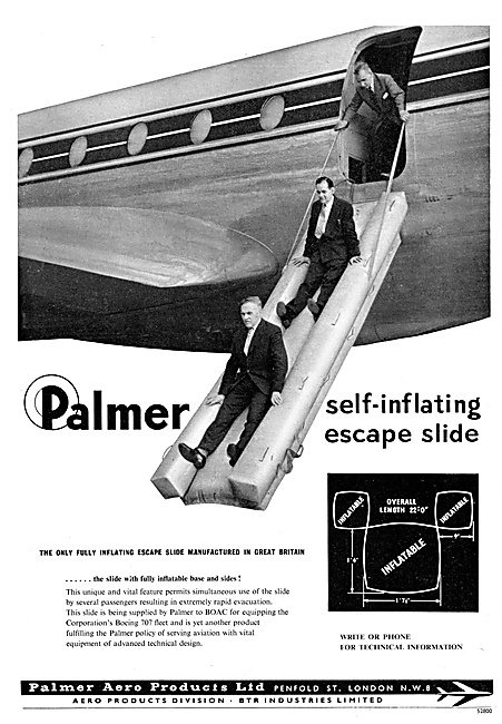 Palmer Pipes, Hoses,Escape Slides,Pneumatic Actuators, X-Ray NDT 